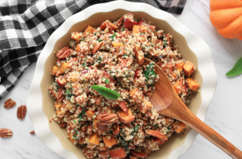 Hormone Healthy Holiday Recipe: Quinoa Sweet Potato Stuffing